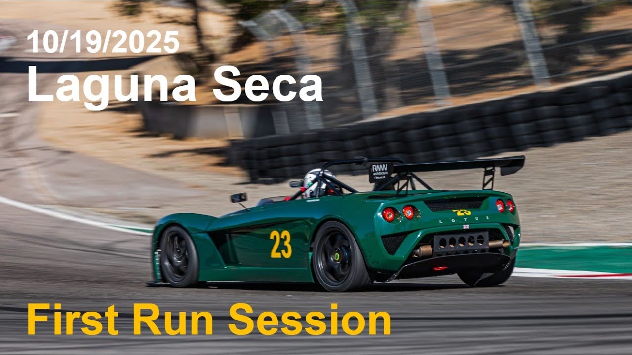 Laguna Seca Day 2 Session 1 in Lotus 2-Eleven