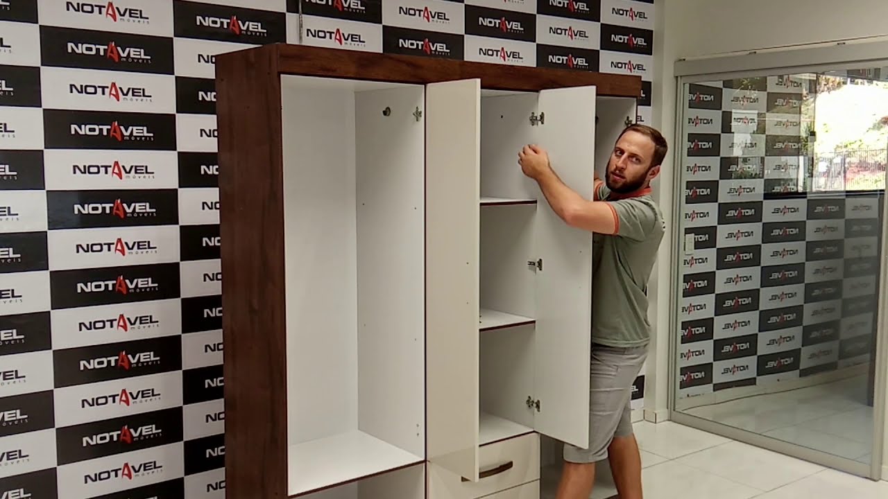 VÍDEO DE MONTAGEM GUARDA-ROUPA NT 5010 - NOTÁVEL MÓVEIS
