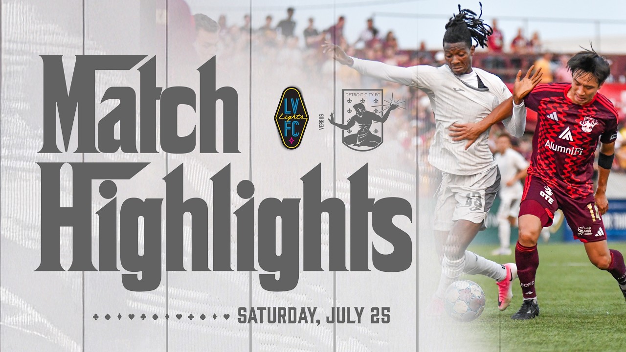 CAN WE HOLD ON TO VICTORY? 😨 Detroit City FC vs Las Vegas Lights FC - Match Highlights