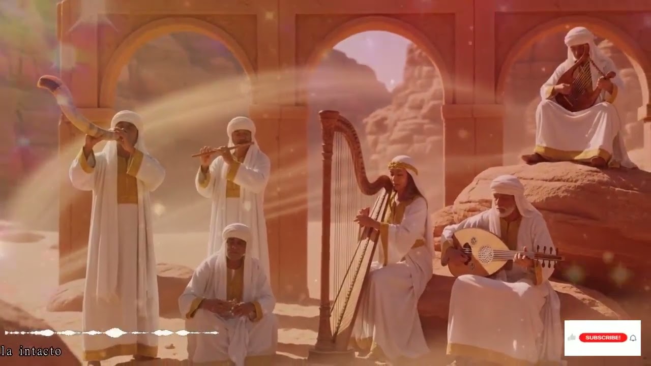 Voz Sagrada En Jerusalén Con Shofar, Cánticos De Sión E Instrumentos Del Templo Ante Adonai