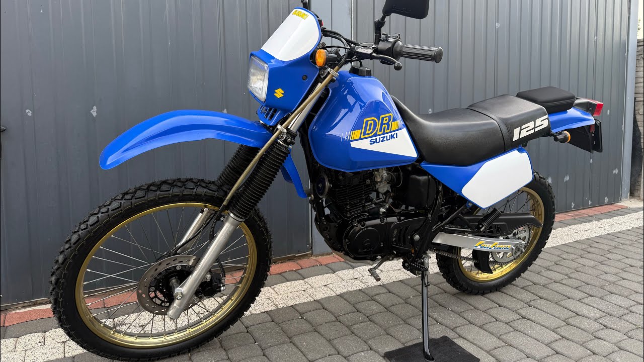 Suzuki dr 125 1989r odpalanie