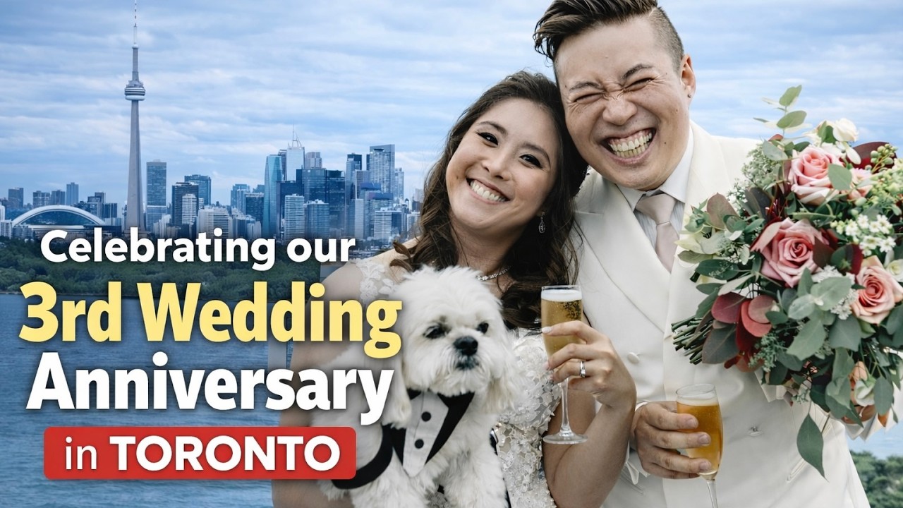 Our 3rd Wedding Anniversary ❤️ First Time Celebrating in Toronto