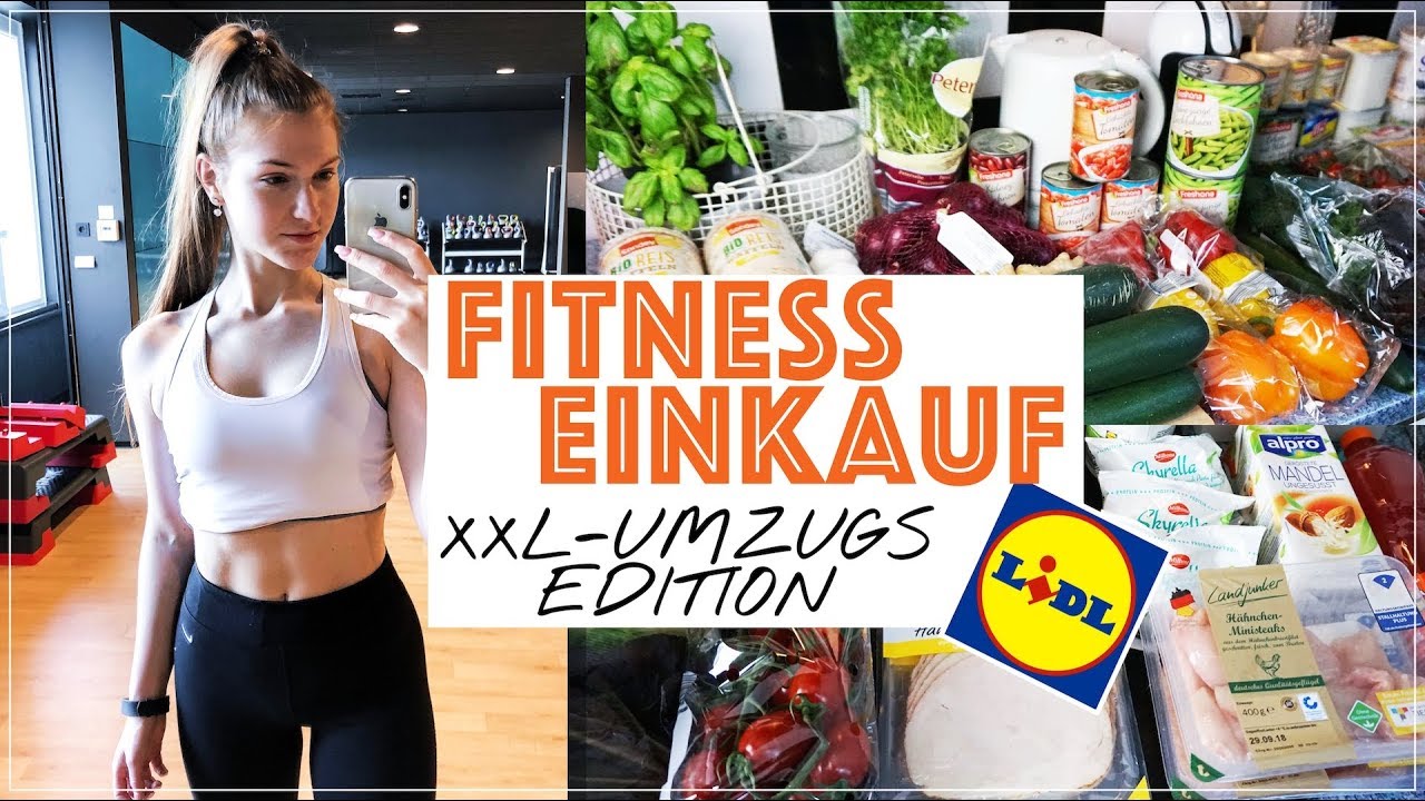 WOCHEN - FITNESS EINKAUF BEI LIDL 🥗💪🏽 Gesund essen und günstig einkaufen