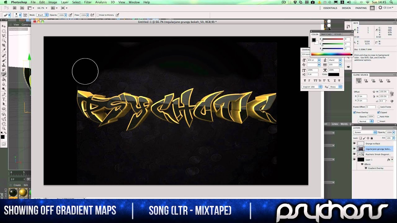 GFX Pack preview | Showing off my Gradient Maps and Solids | 1080p