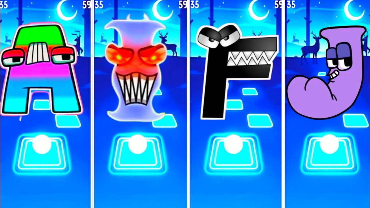 Evil Alphabet Lore - A 🆚 Evil Alphabet Lore - B 🆚 C 🆚 D. 🎶 Who Is Best?🎵 Tell We? 😍