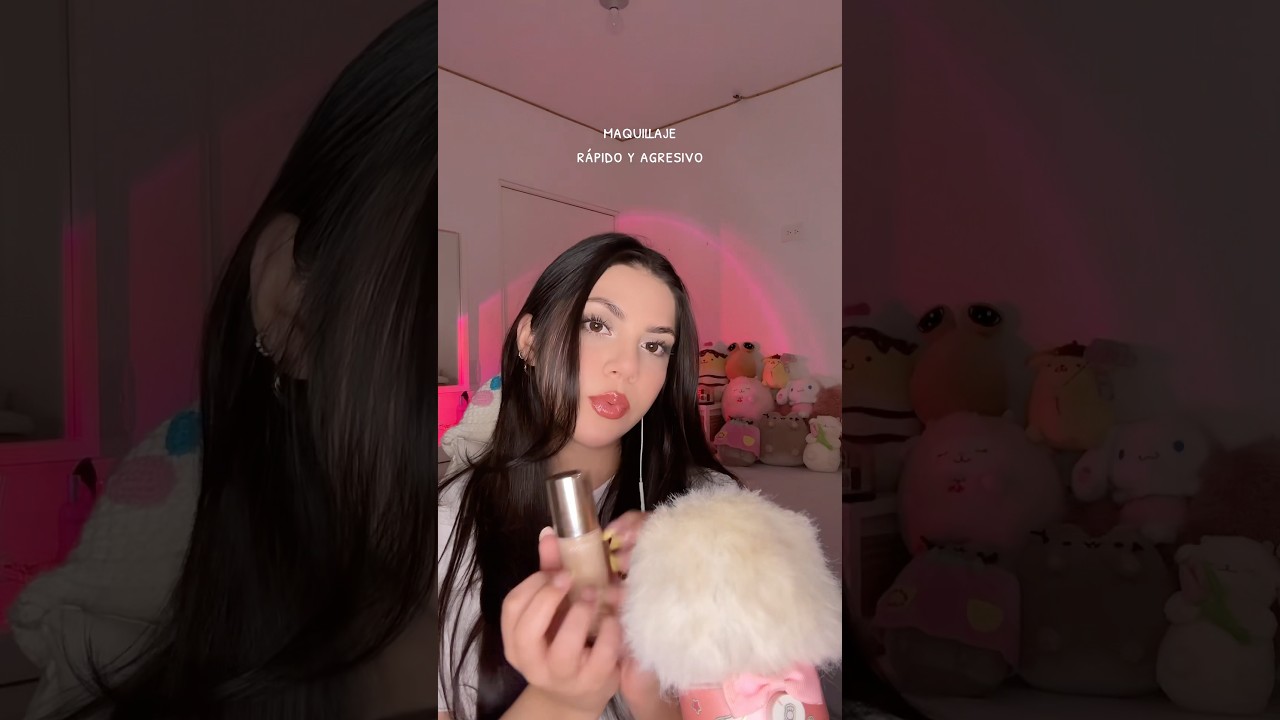 maquillaje r&aacute;pido y agresivo🤍 #asmr  #damarisasmr #asmrrapidoyagresivo #asmrfastandaggressive