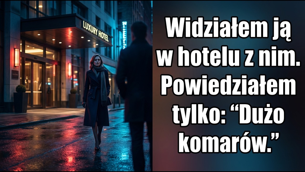 Widziałem, jak moja żona wchodziła do hotelu ze swoim kochankiem. Tej nocy powiedziałem po prostu: „