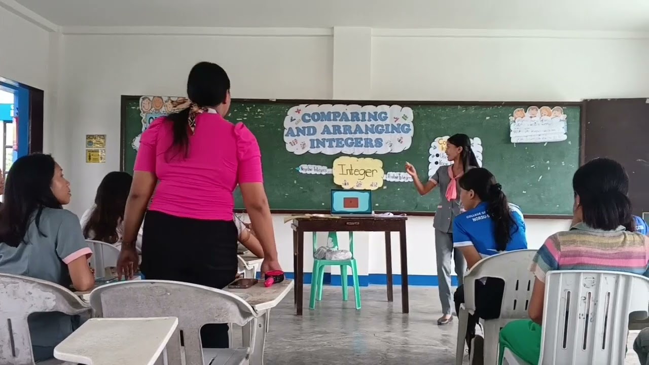 GRADE 6 MATHEMATICS - COMPARING & ARRANGING INTEGERS (DEMONSTRATOR: MARY LOU Q. SUGABO)