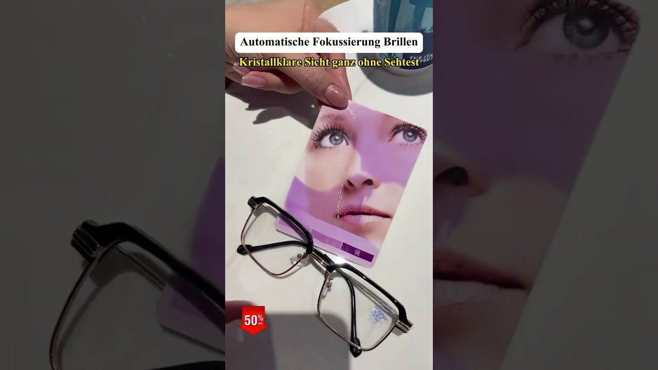 Nie wieder zum Sehtest. Diese Brille passt sich Ihrer Sehkraft sofort an