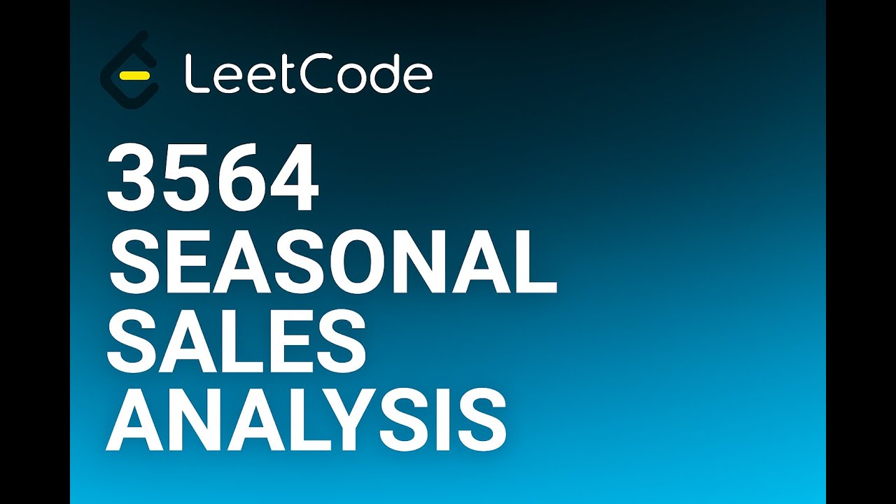 LeetCode 3564 – Seasonal Sales Analysis: Step-by-Step SQL Solution (Medium)