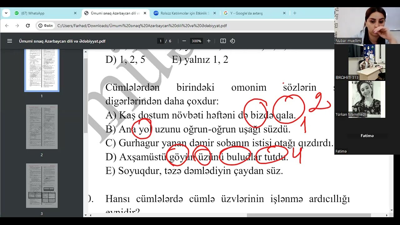 DİM QƏBUL modelləri əsasında Azərbaycan dili və Ədəbiyyat sınaq #miq #abituriyent