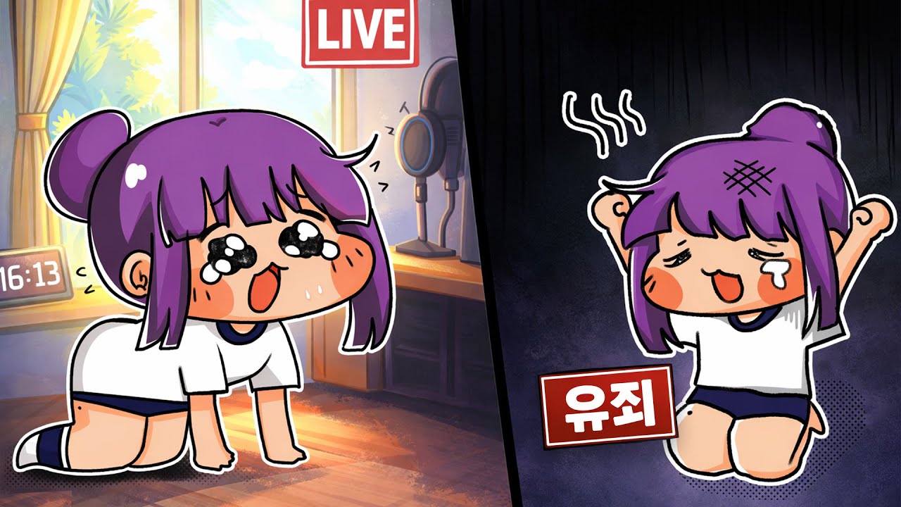 4시간 지각?? 공포게임형에 처합니다🔥