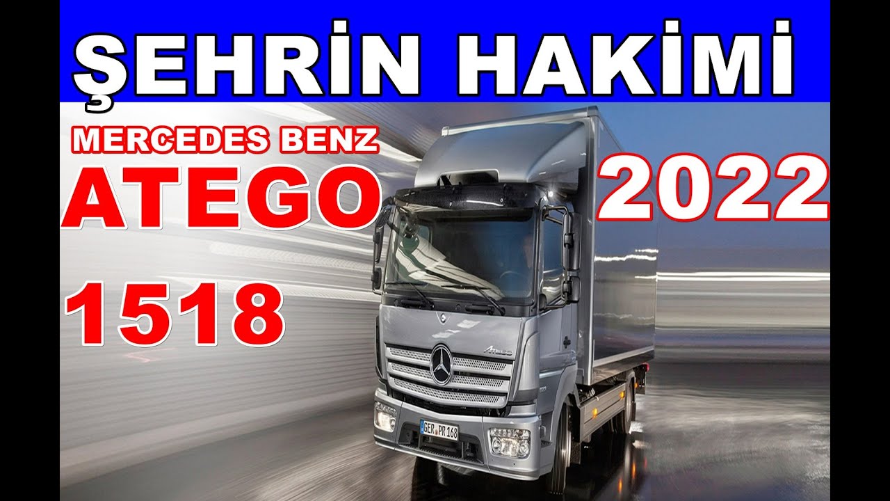 2022 MODEL  0 KİLOMETRE  MERCEDES BENZ ATEGO / 1518 TANITIM İNCELEME