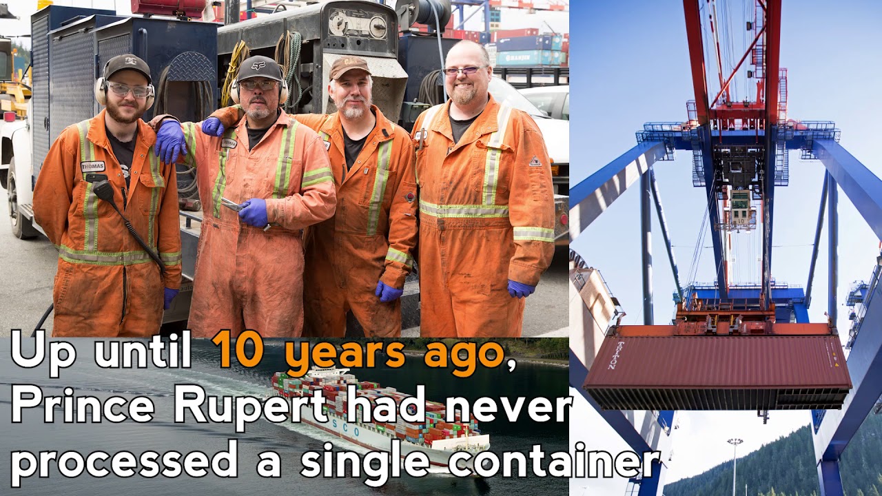 The Port of Prince Rupert is now Canada's second largest container handling facility