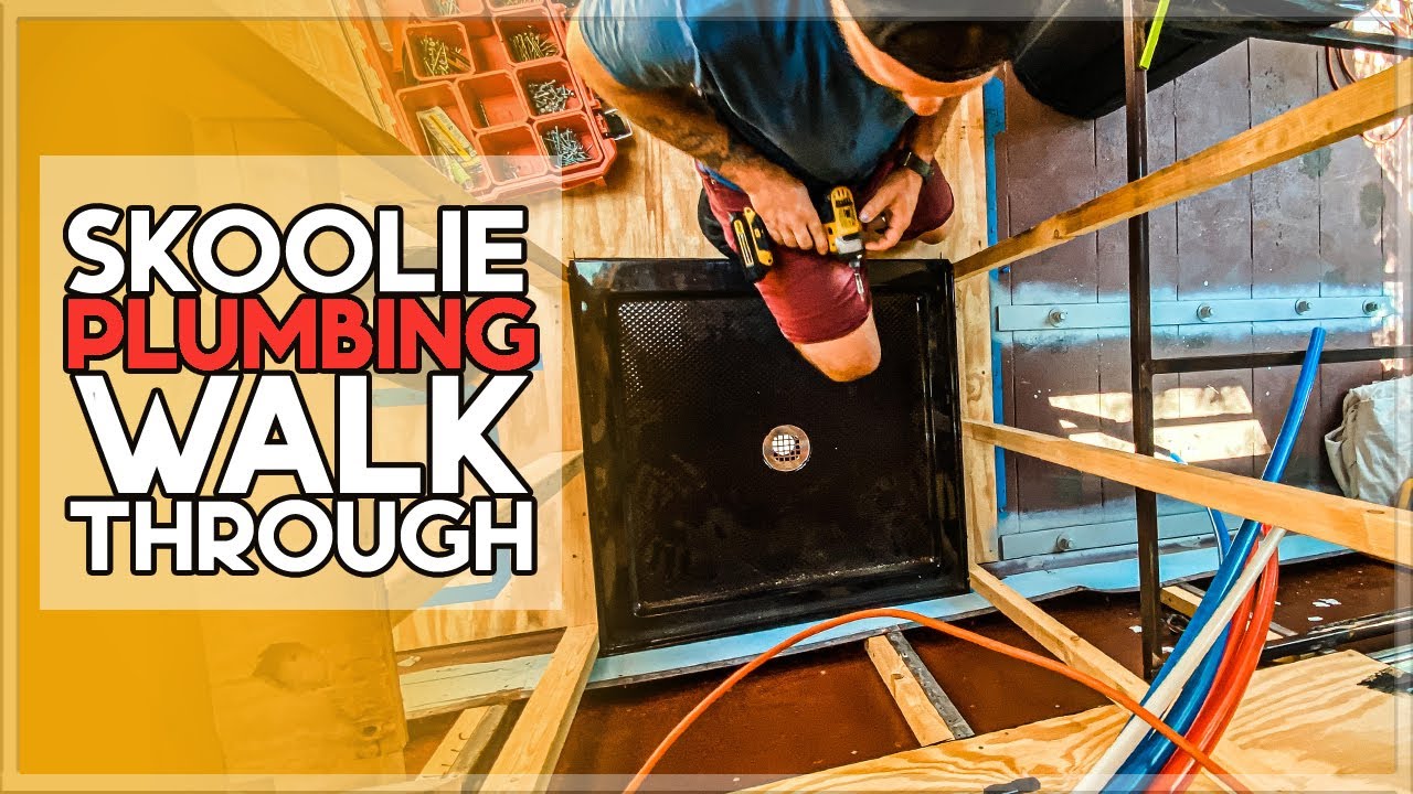 SKOOLIE PLUMBING WALK THROUGH | BUS CONVERSION PLUMBING