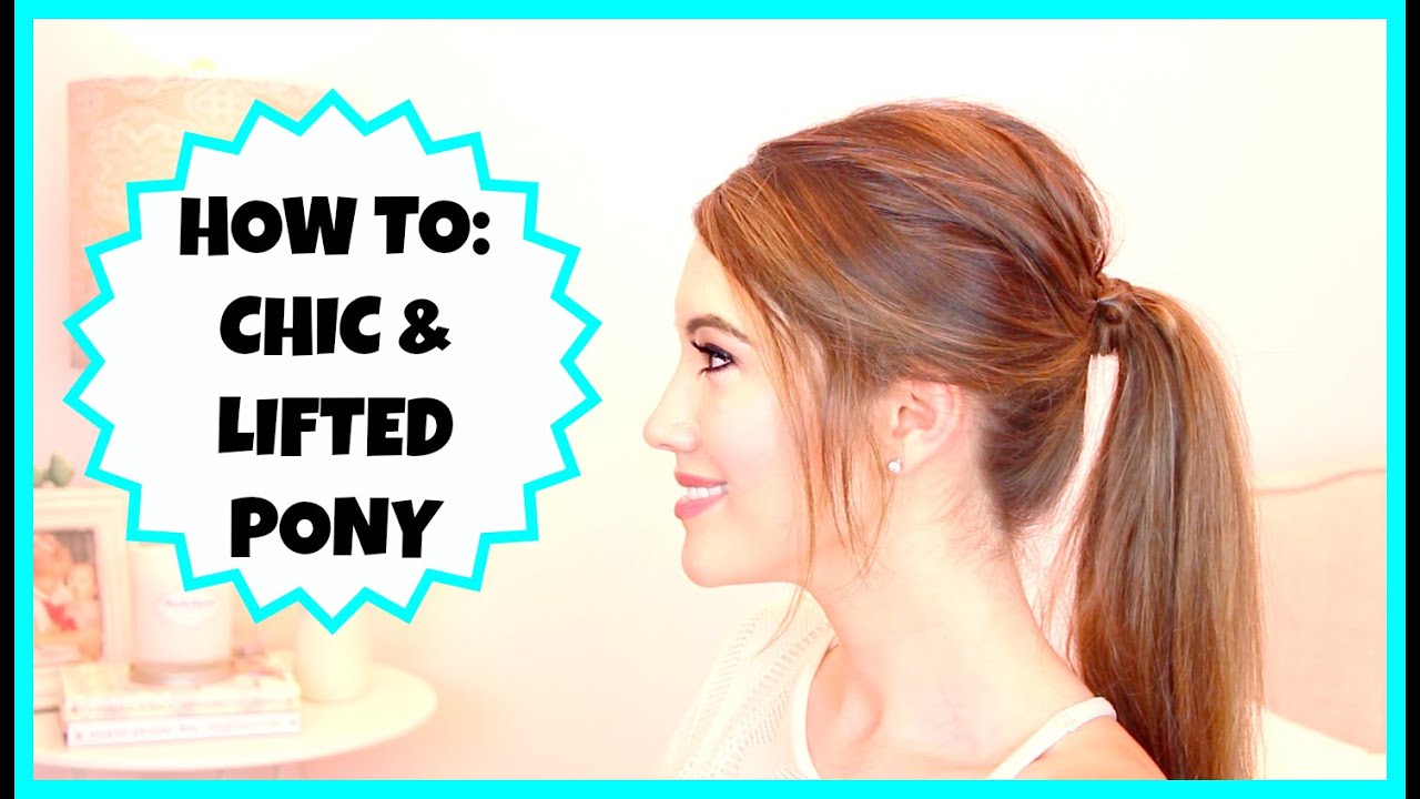 How To: Easy, Chic, Lifted Ponytail! | Blair Fowler