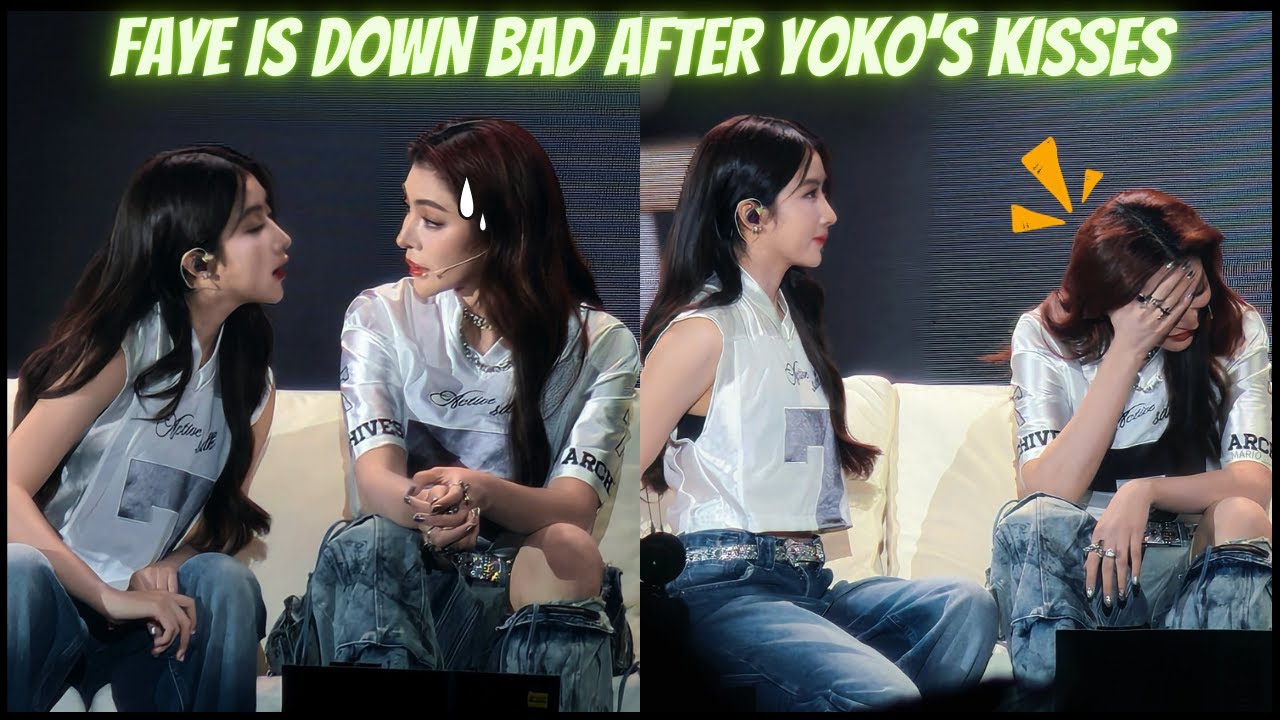 [FayeYoko] Faye Can’t Handle It! Yoko’s Playful Kisses Had Fans Losing It!