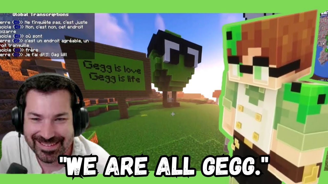 Aypierre shows Slimecicle the Gegg Factory and the Memorial Statue #qsmp #slimecicle