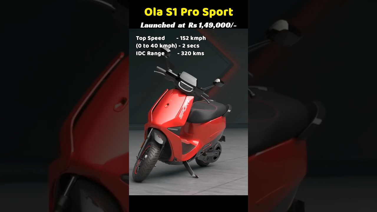 New Ola 🛵 S1 Pro Sport Launch #OlaS1ProSport #OlaScooter #S1Pro #Ola #Motorish