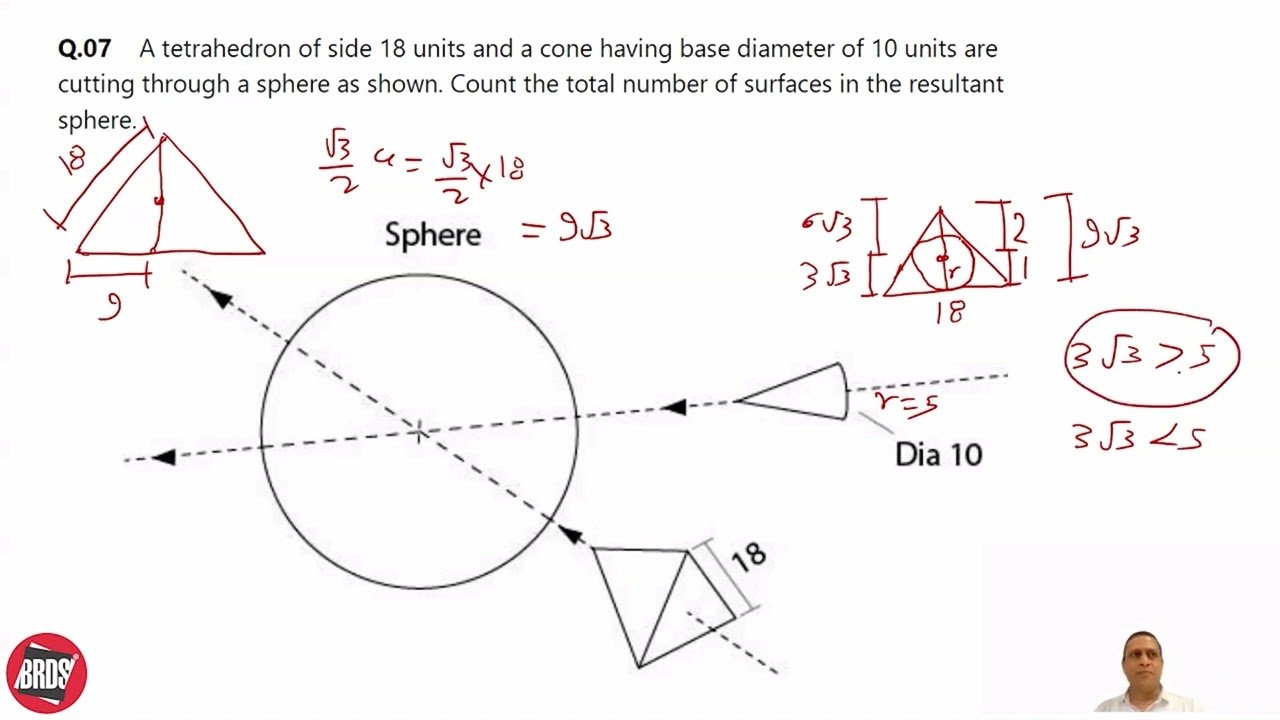 UCEED 2023 ORIGINAL PAPER SOLUTION | Question 7 - NAT Solution | BRDS