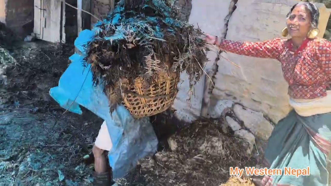 Traditional Nepali Daily Life Activities.Real Nepali Activities.