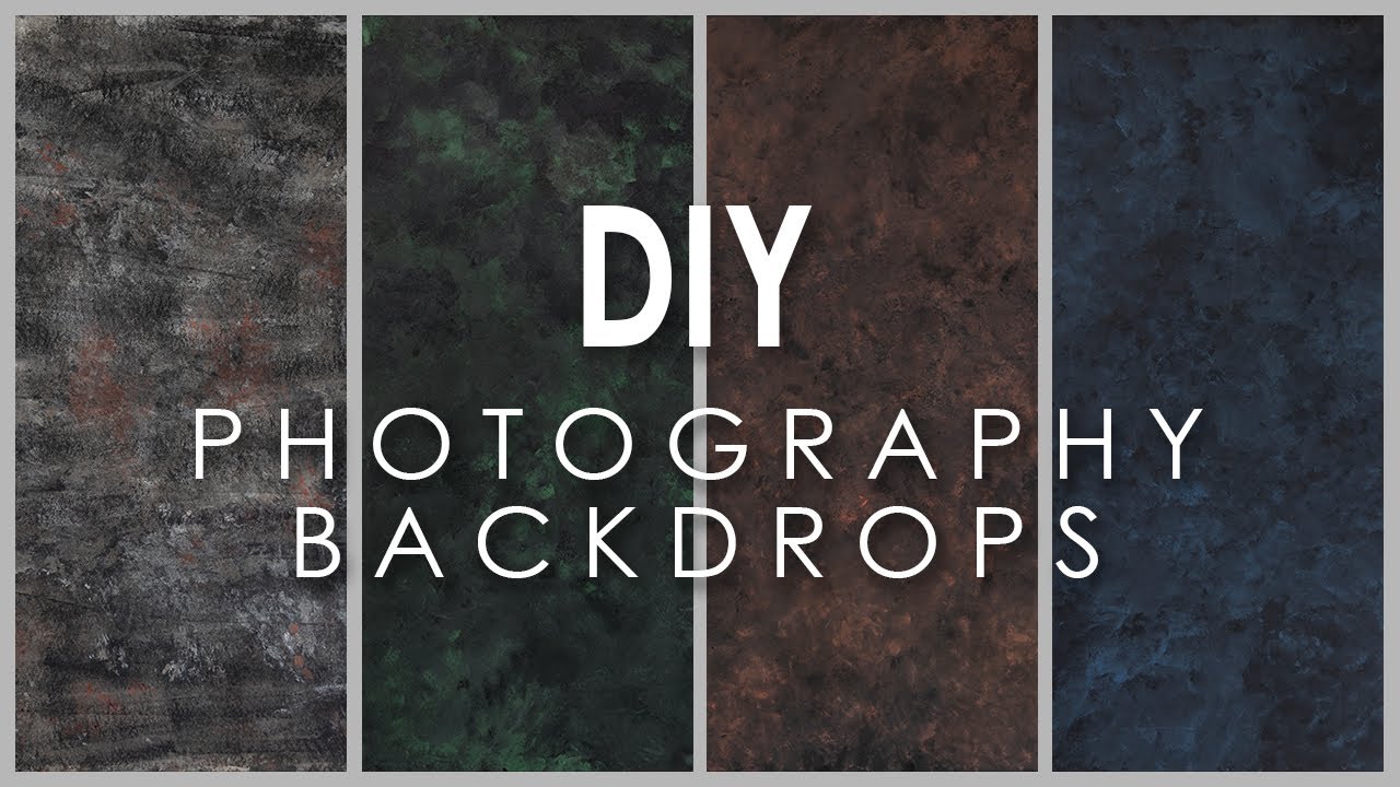 DIY - Handmade photography backdrops