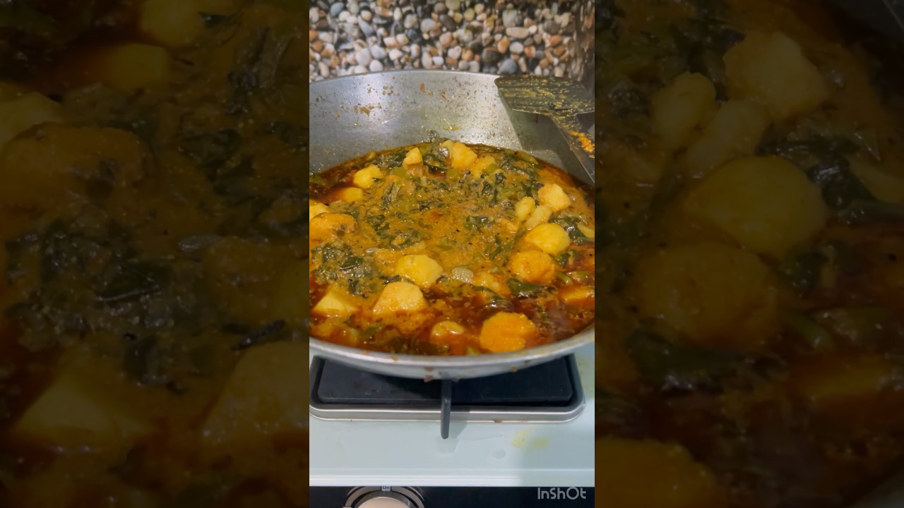 Tasty tasty poi ka saag❤️🤌🏻 #subscribe #kitchenhacks #food