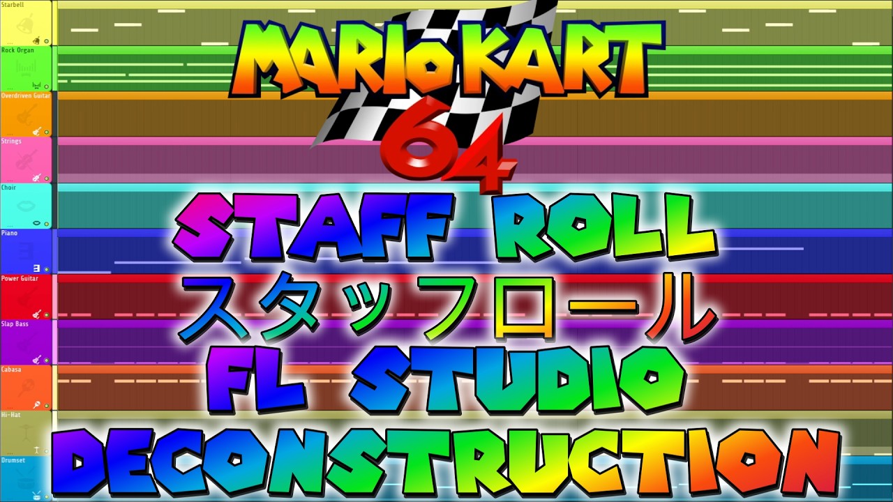 Mario Kart 64 - STAFF ROLL -  Every Instrument Isolated