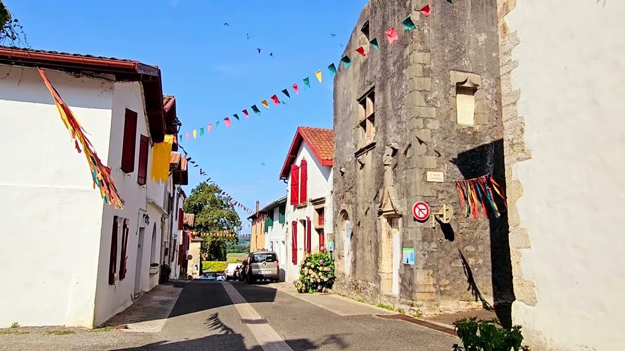 Hastingues, Medieval Fortified Village in landes, South-West of France