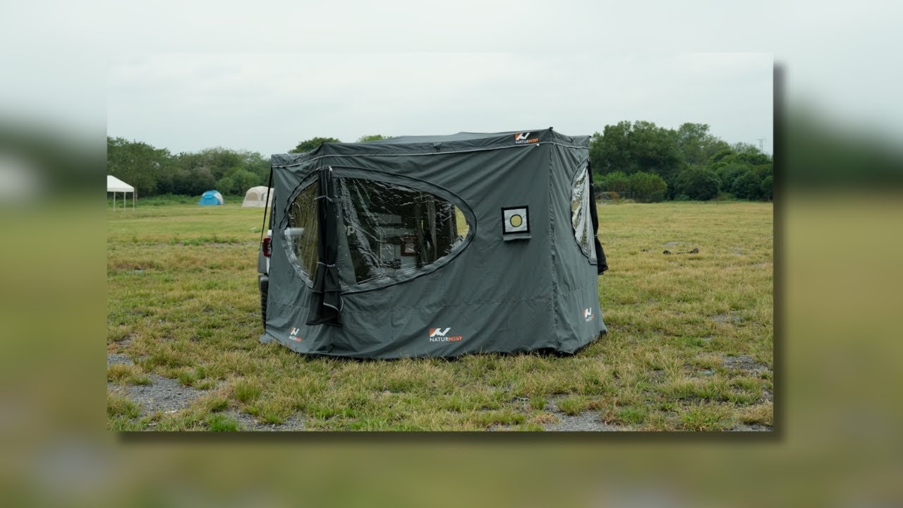 Naturnest Wall Room for 270 Car Awning Plus is now upgraded and available for pre-order! 🏕️