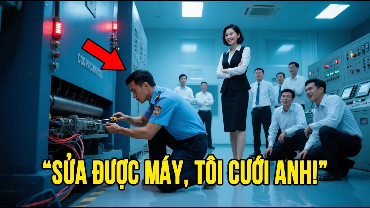 “Sửa Được Máy, Tôi Cưới Anh!” — Nữ Tỷ Phú Tưởng Không Ai Làm Được, Cho Đến Khi Anh Bảo Vệ Sửa Xong