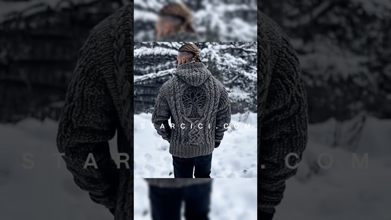 Viking Wolf Celtic Hooded Sweater