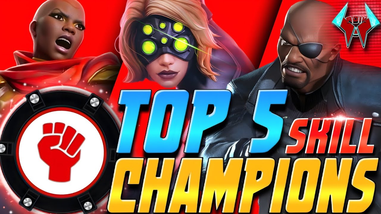 🔥 TOP 5 SKILL CHAMPIONS in Marvel Contest of Champions (2025) | BEST Skill Champs Ranked