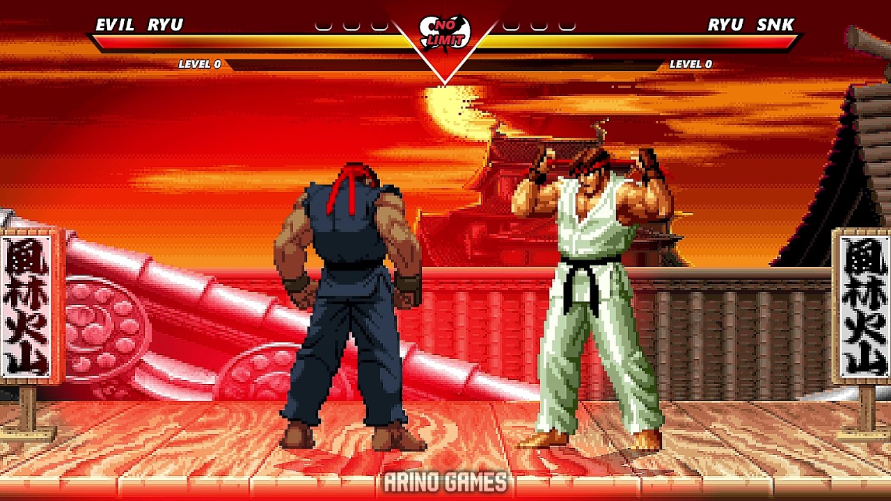 EVIL RYU VS RYU SNK