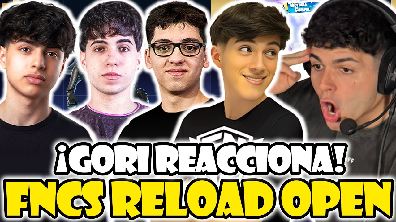 GORILON REACCIONA A LA FNCS RELOAD OPEN DÍA 2🔥K1NG, FAZER, LEWA Y MÁS CLASIFICAN | TORNEO COMPLETO