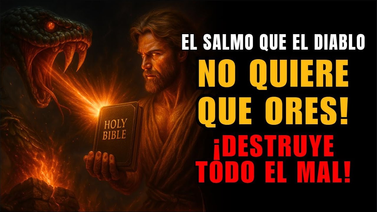 🔴 ¡EL SALMO QUE EL INFERNO NO QUIERE QUE ESCUCHES! DESTRUYE LA BRUJERÍA Y DEVUELVE TODO EL MAL...