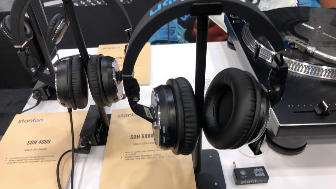 Stanton SDH 6000 Pro DJ Headphones Low Latency Wireless Or Wired Headphones | Disc Jockey News