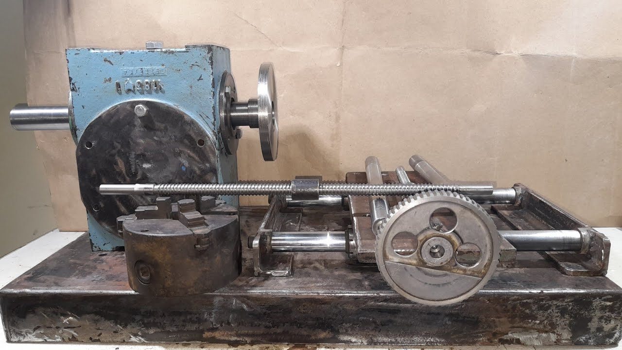 como fazer torno mecânico caseiro  parte 2