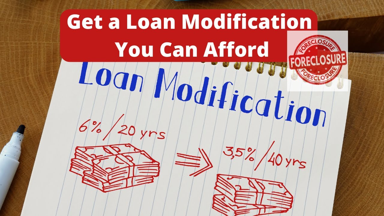 Get a Loan Modification You Can Afford