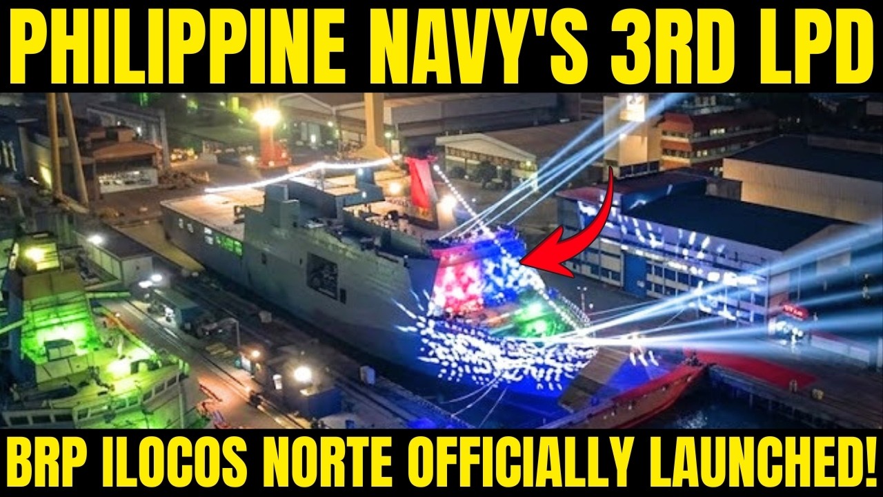 Третий десантный корабль ВМС Филиппин BRP Ilocos Norte (LD-603) официально спущен на воду!