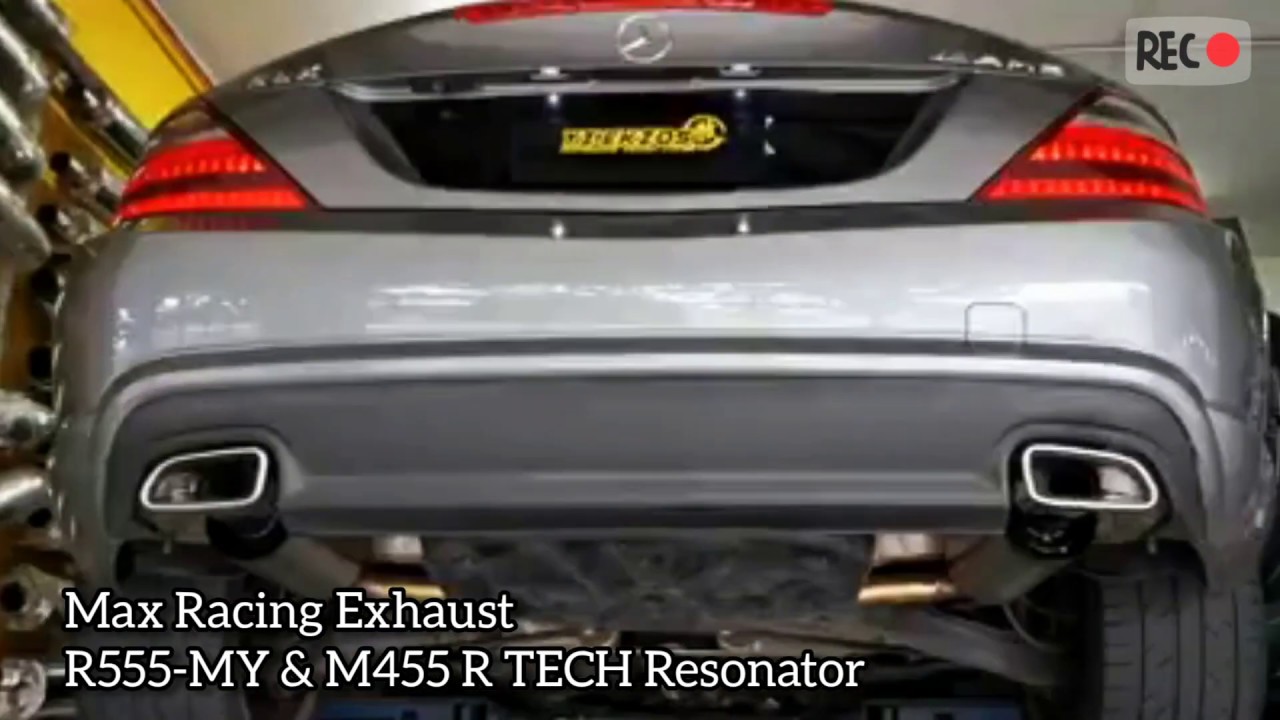 Mercedes-Benz SLK 200 R172 Rumble Exhaust Sounds Upgrade with Max Racing Exhaust