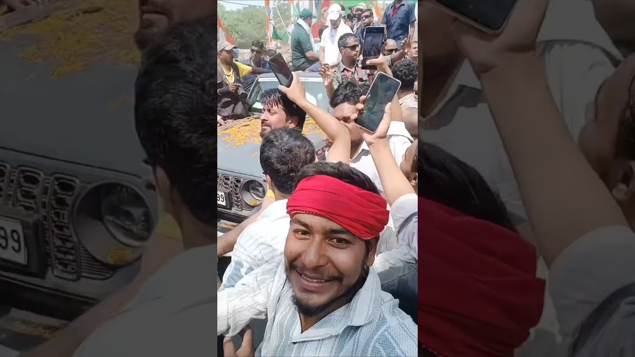 #Rahul Gandhi #Tejsvi Yadav #lal paras yadav #bhartiyajantaparty #viralvideo #public #bettiah #road