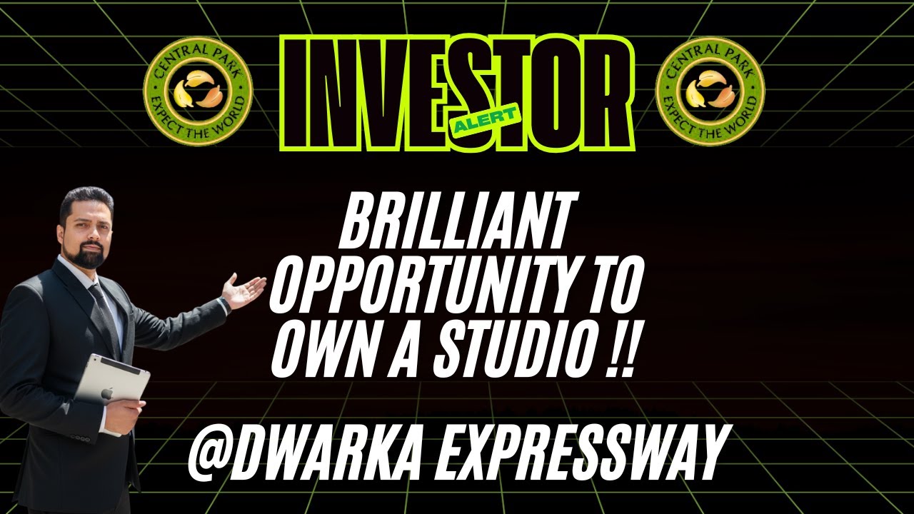 Central Park New Launch Sector 104 Dwarka Expressway Studio Apartment #investmentopportunity #studio