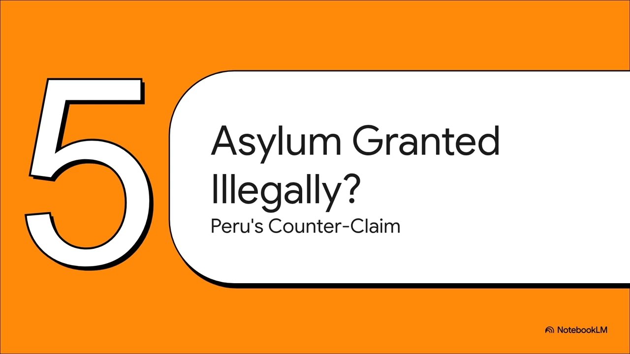 The Asylum Case Explained (Columbia v Peru)