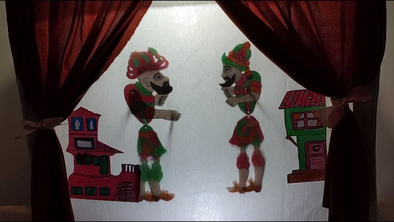 Karagöz Hacivat Yapımı | Karagöz ile Hacivat | Gölge Oyunu | Evde Etkinlik Yapımı | Eğitim: mode on