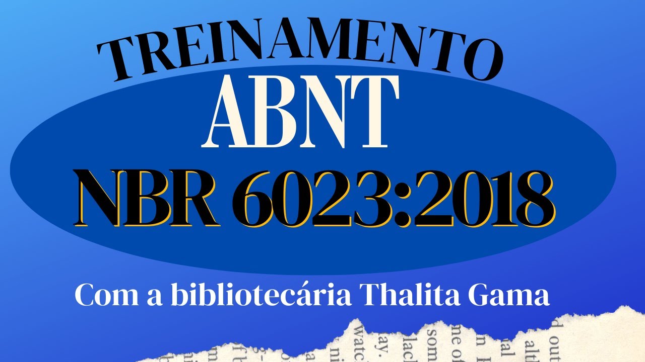 Referências para trabalhos acadêmicos - ABNT 6023