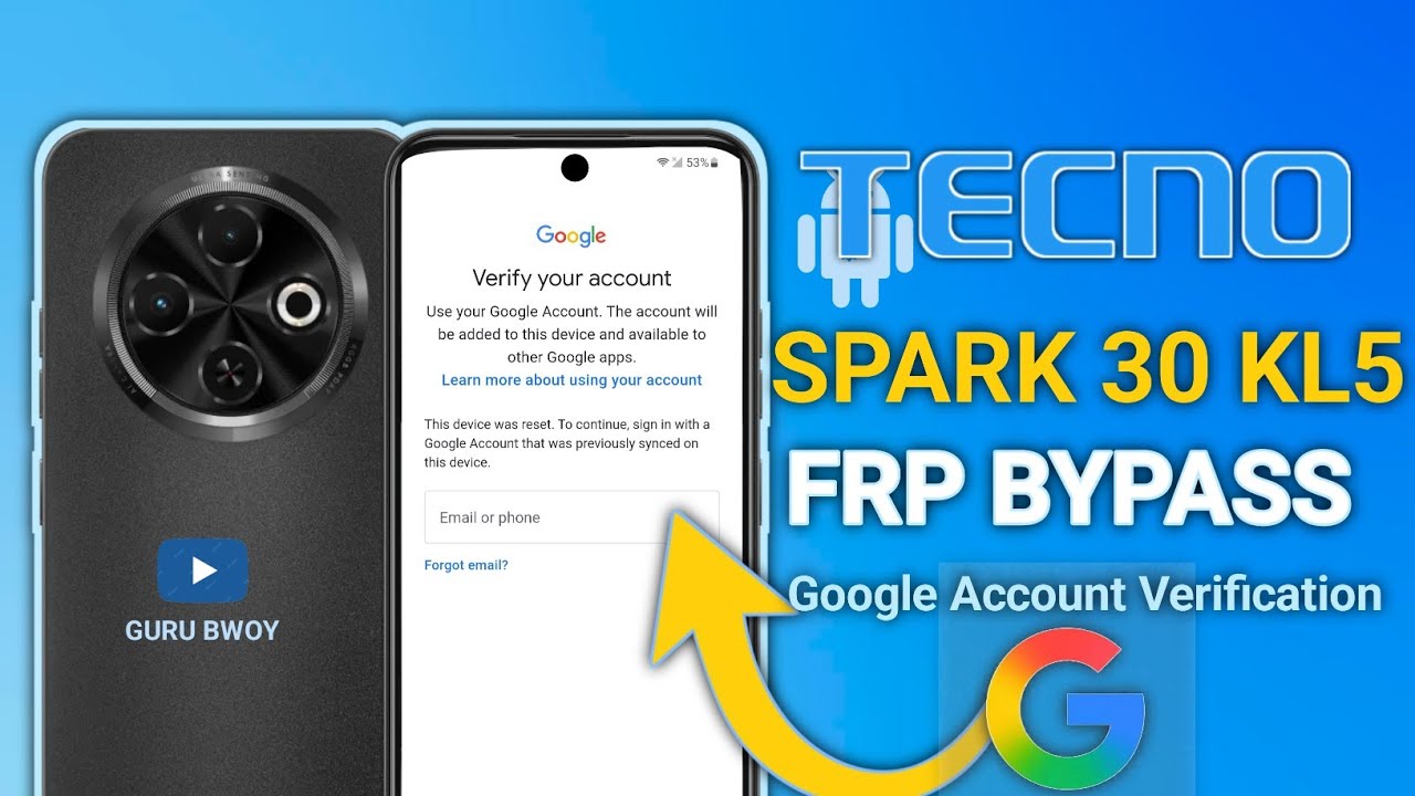 Как обойти FRP Tecno Spark 30c, блокировку FRP Tecno Spark 30 — обход FRP Tecno Spark KL5 — без ПК