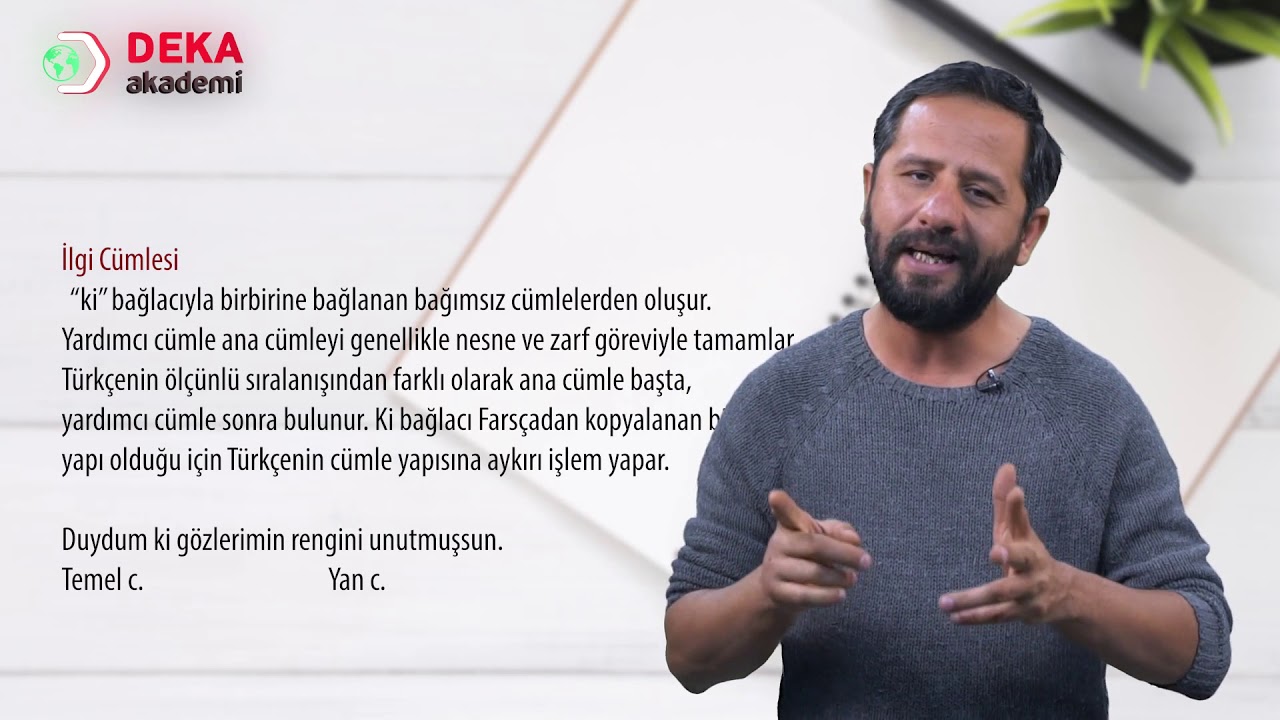 036 - Türkçe ÖABT - Cümle Türleri - Kadir Kısa