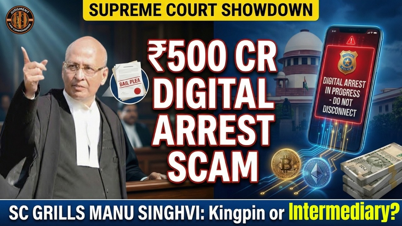 ₹58 Crore Stolen from ONE Victim! SC Takes Harsh View on Digital Arrest & Crypto Laundering