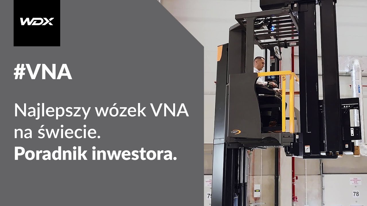 Najlepszy wózek systemowy VNA na świecie - prezentacja Crown TSP